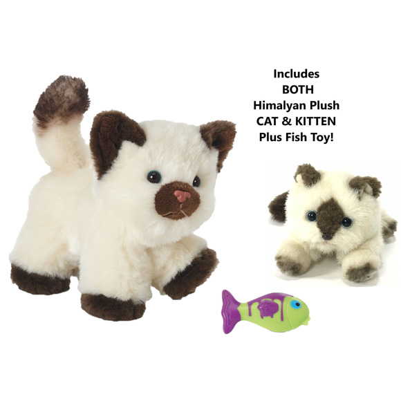 American Girl Doll Marisol PET HIMALYAN KITTEN + CAT SET (2) Rascal Fish Toy BAG - Picture 5 of 6